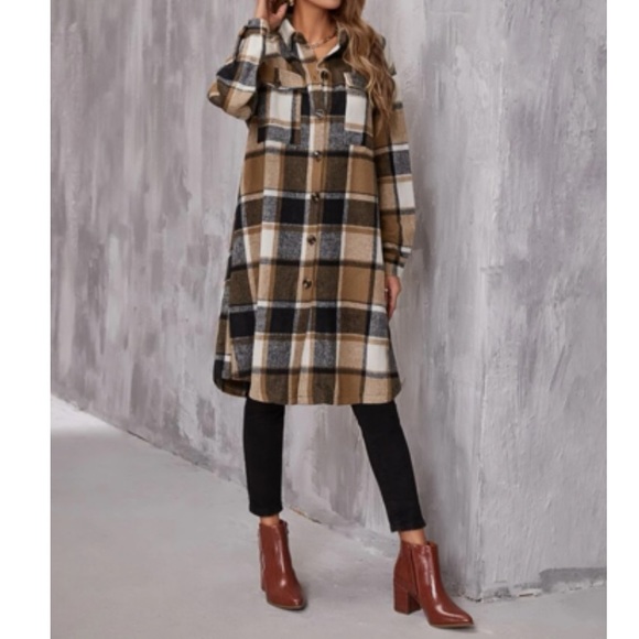 Luxe plaid coat - Picture 2 of 5